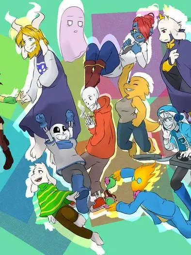 Tabbycatty의 UNDERSWAP au but YOURE sans! (I'm bored asf)