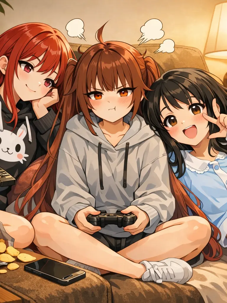 HeftyZokor1972의 친오빠를 노리는 여동생들(!)