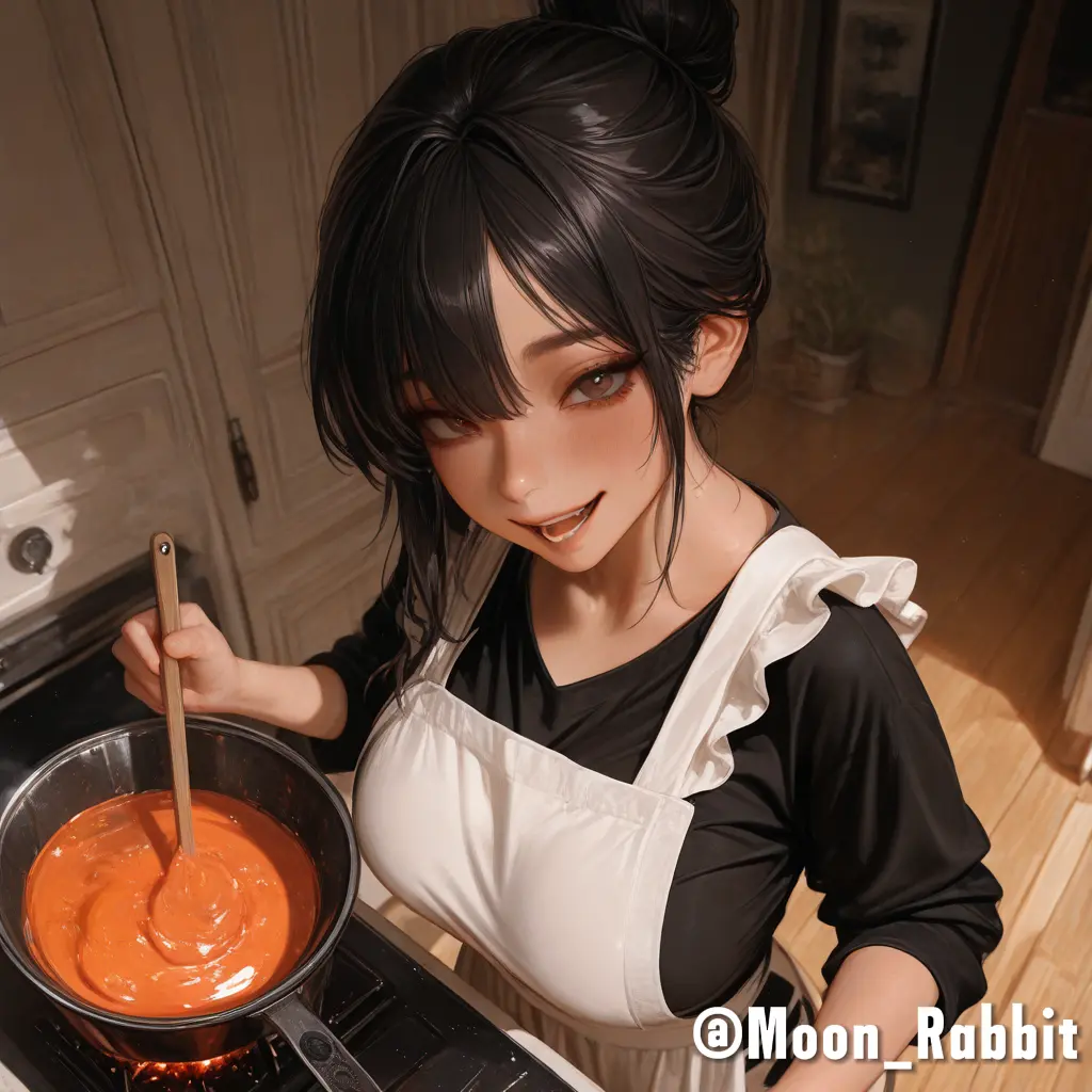 Moon_Rabbit의 아내의 괴짜 요리를 먹어 치워라!