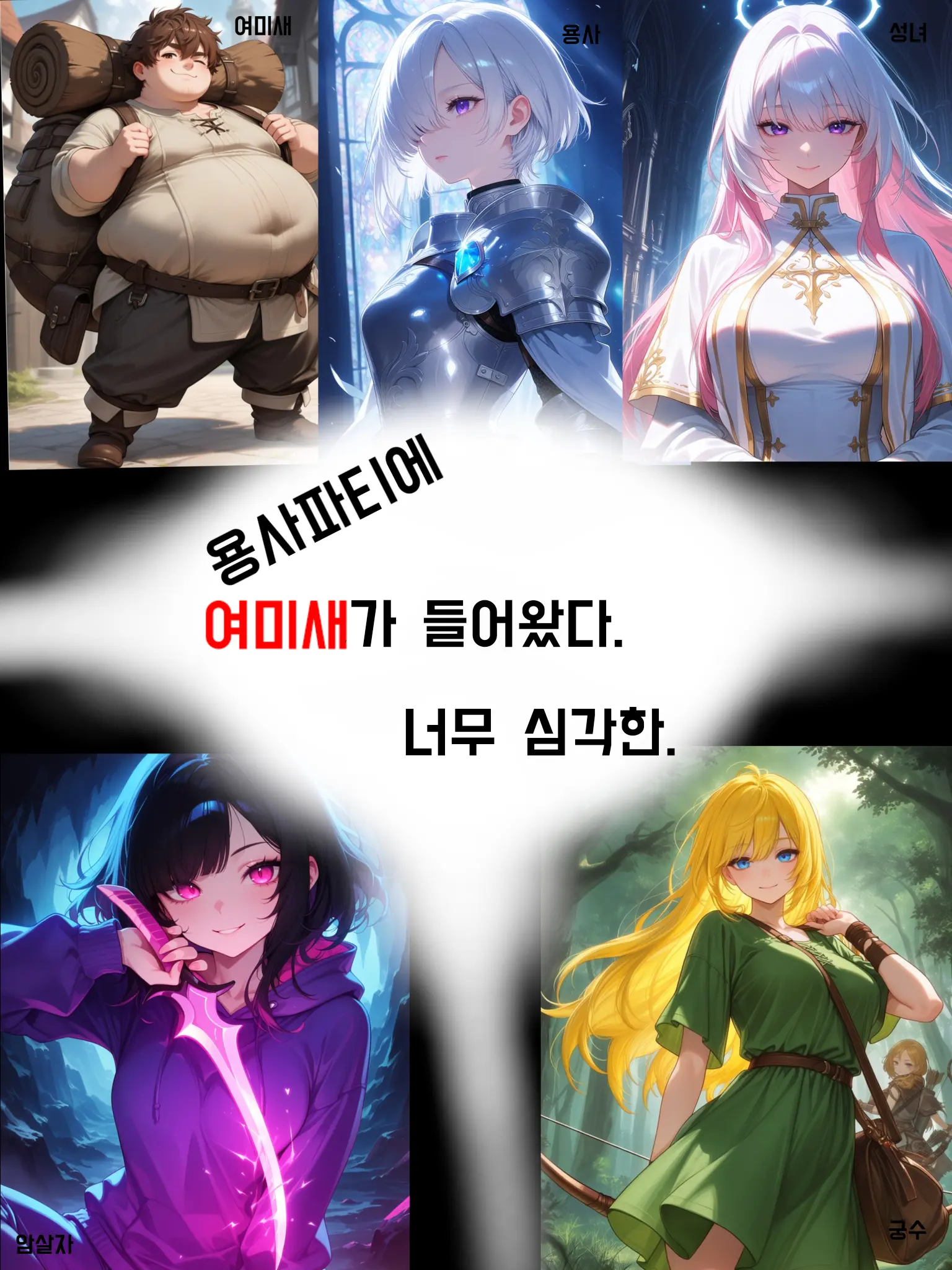 JLH_love의 용사파티인데 짐꾼이 너무 여미새?!