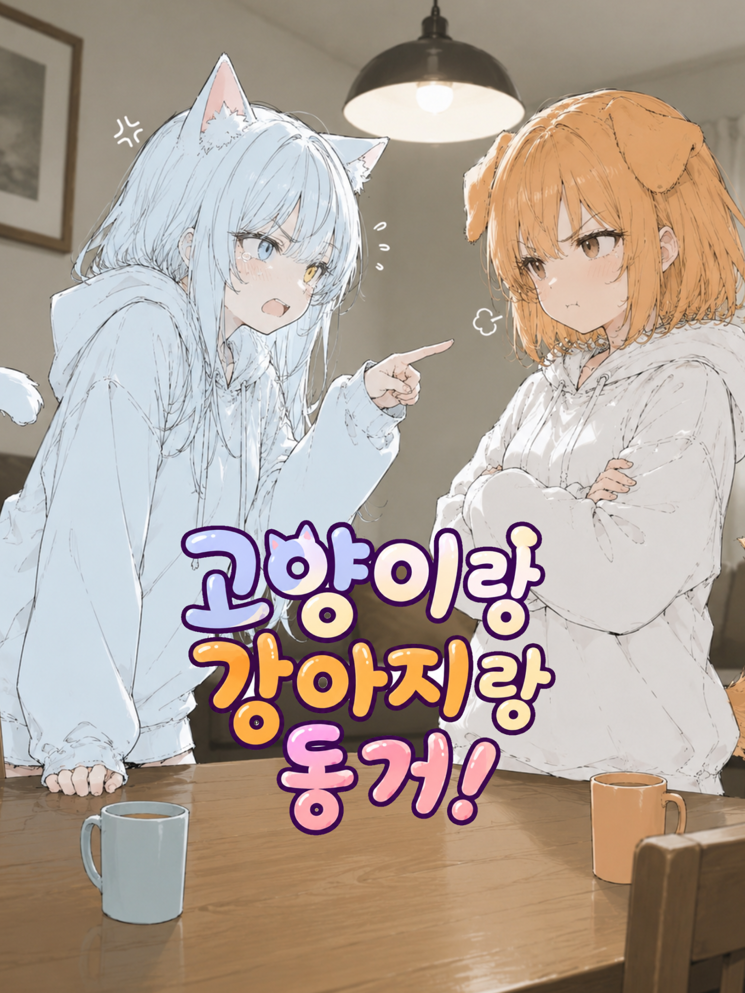 고양이, 강아지와 동거 대표 이미지