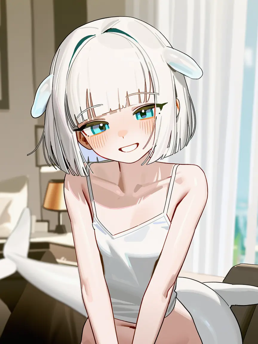 jineungxe의 シロイルカ獣人のルミ
