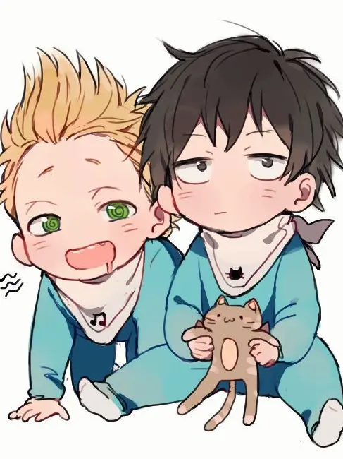 Hizashi77의 어려진 야마다와 아이자와 돌보기