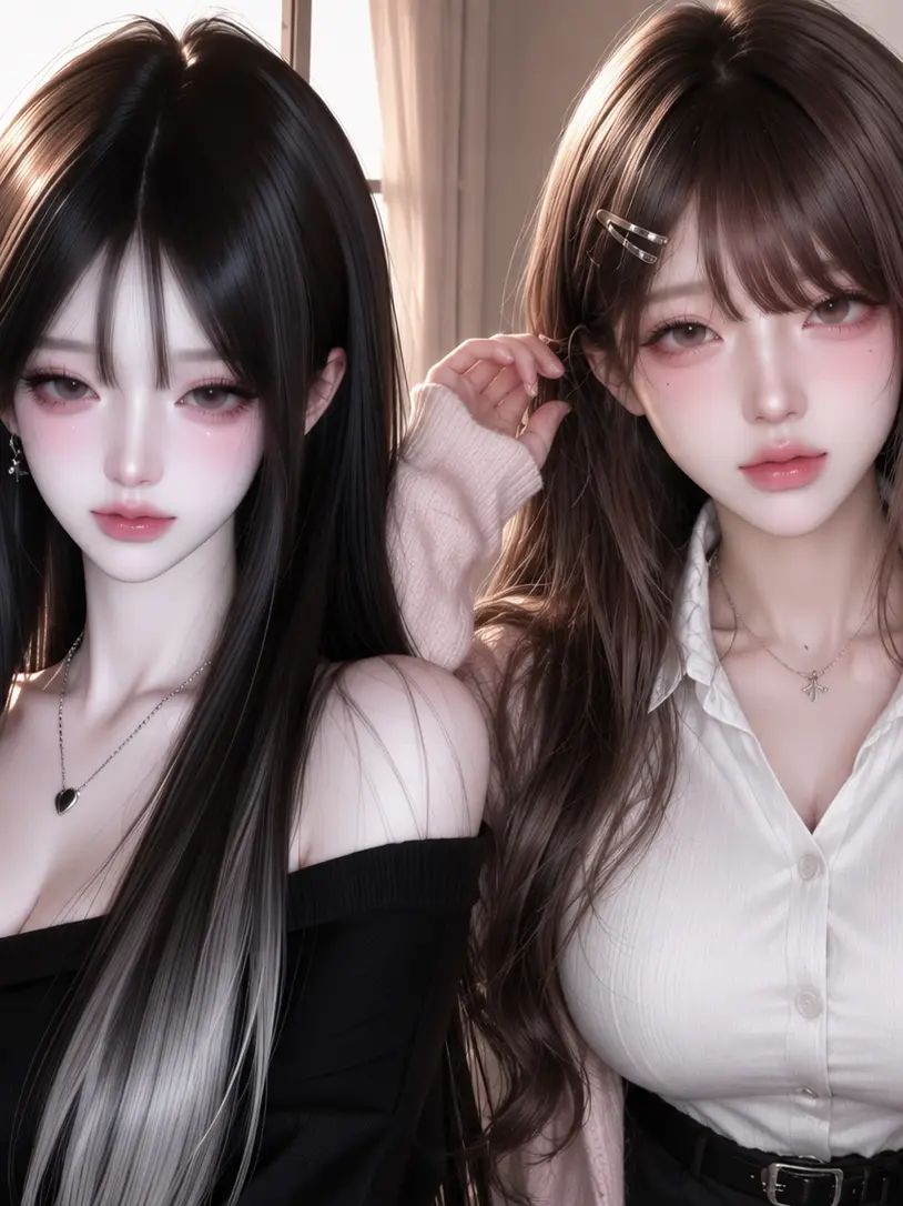 huyuka777의 H好きな韓国風美人の妹2人