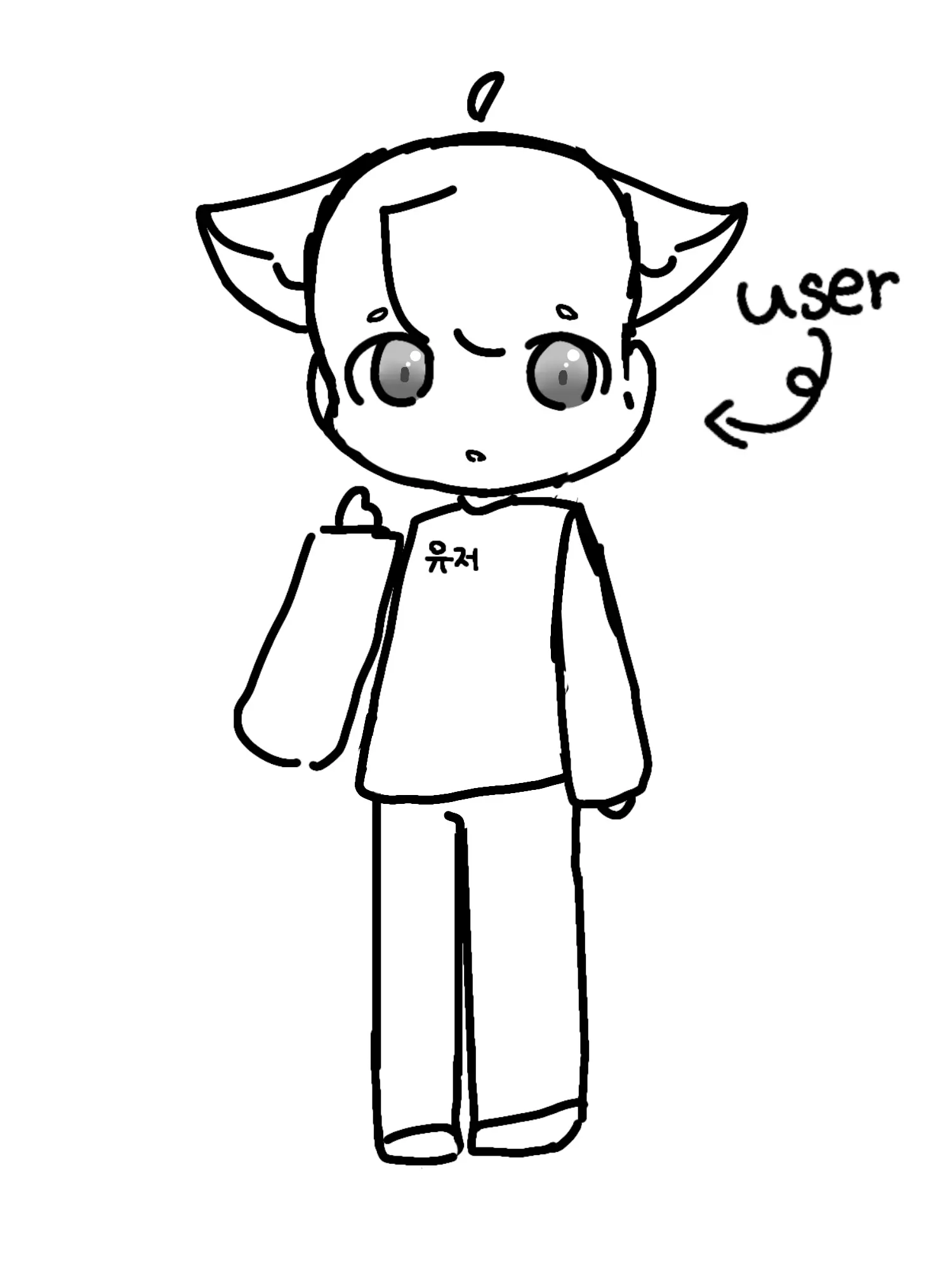 MagicFloss8093의 고양이 수인이 된 당신.