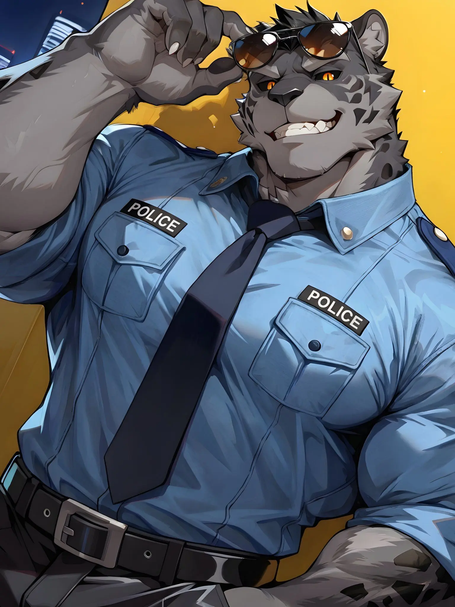 BriskRupee8723의 듬직한 설표 경찰관