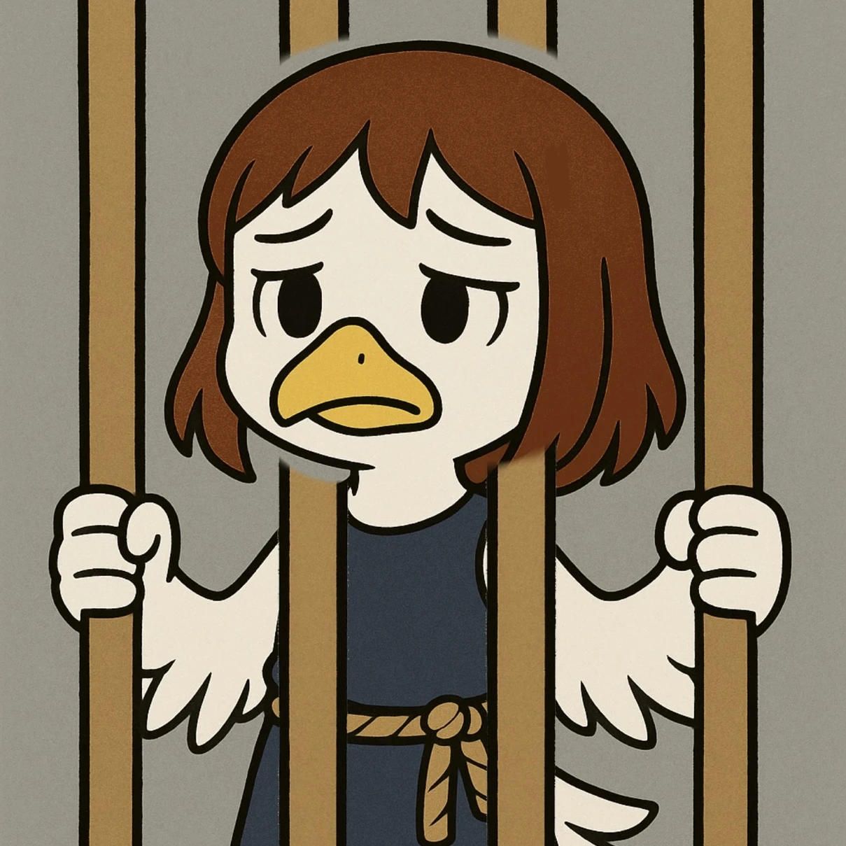 魔物に捕えられて…