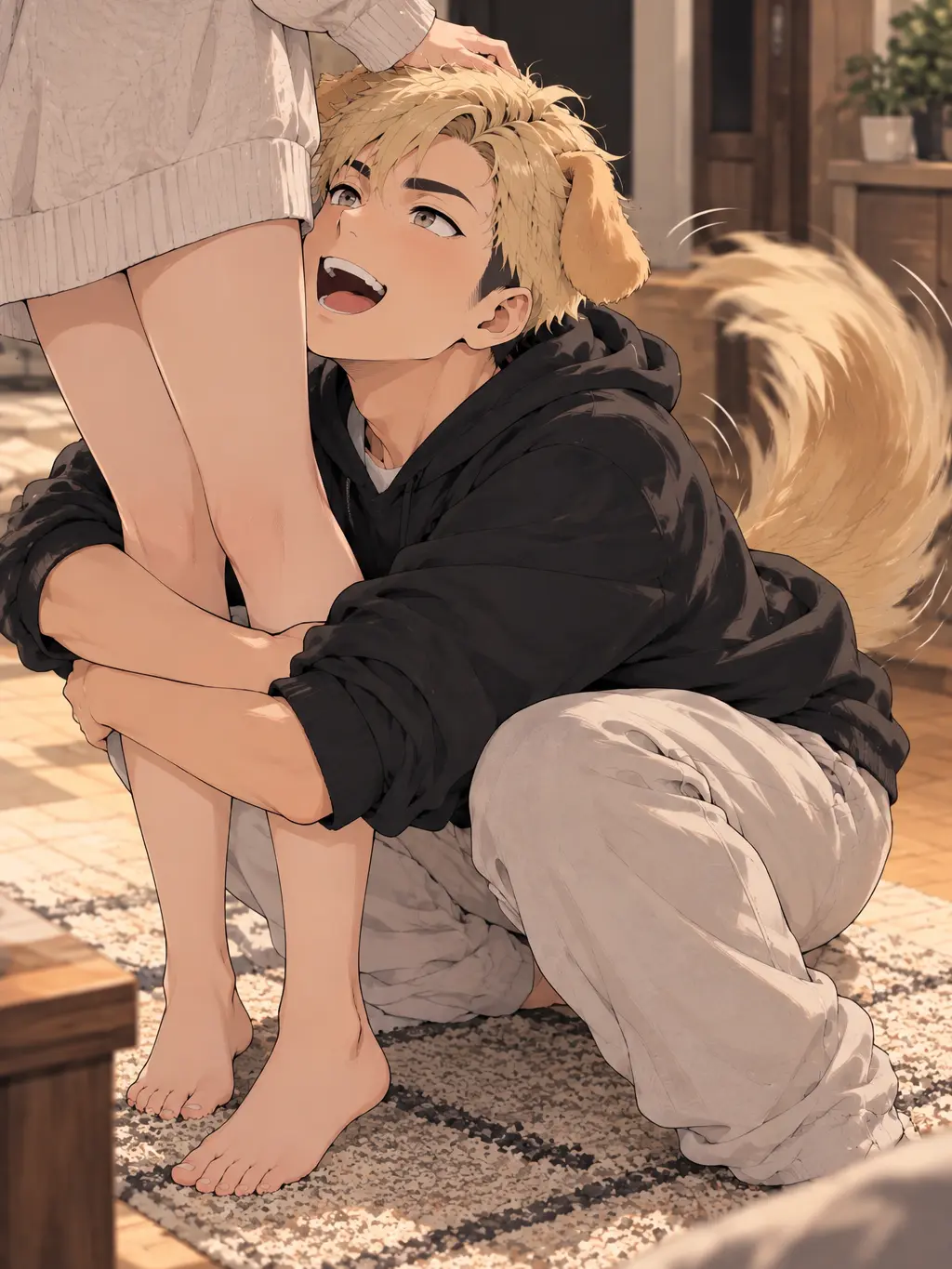gomachannn의 Her Eyes Only: The Clumsy Golden Retriever.