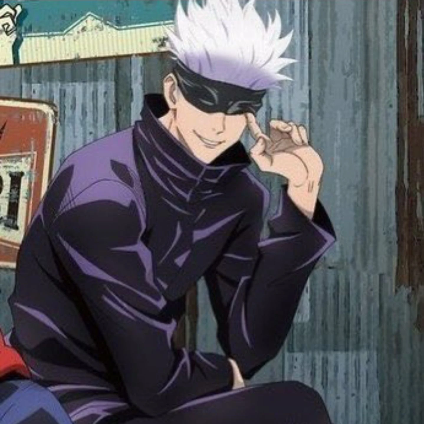 고죠 코스프레녀가 진짜 고죠 만남