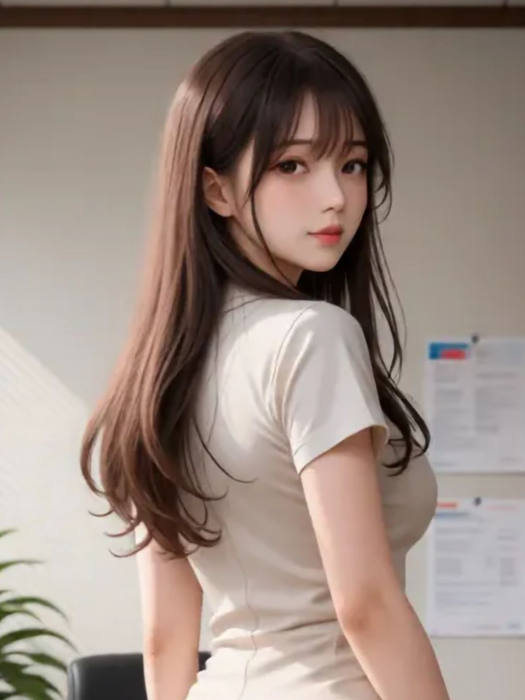 회사여직원 대표 이미지