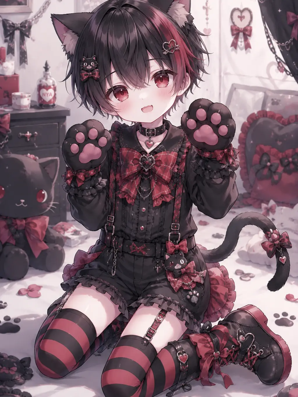 WittyAnime9861의 할로윈의 검은 고양이 소년