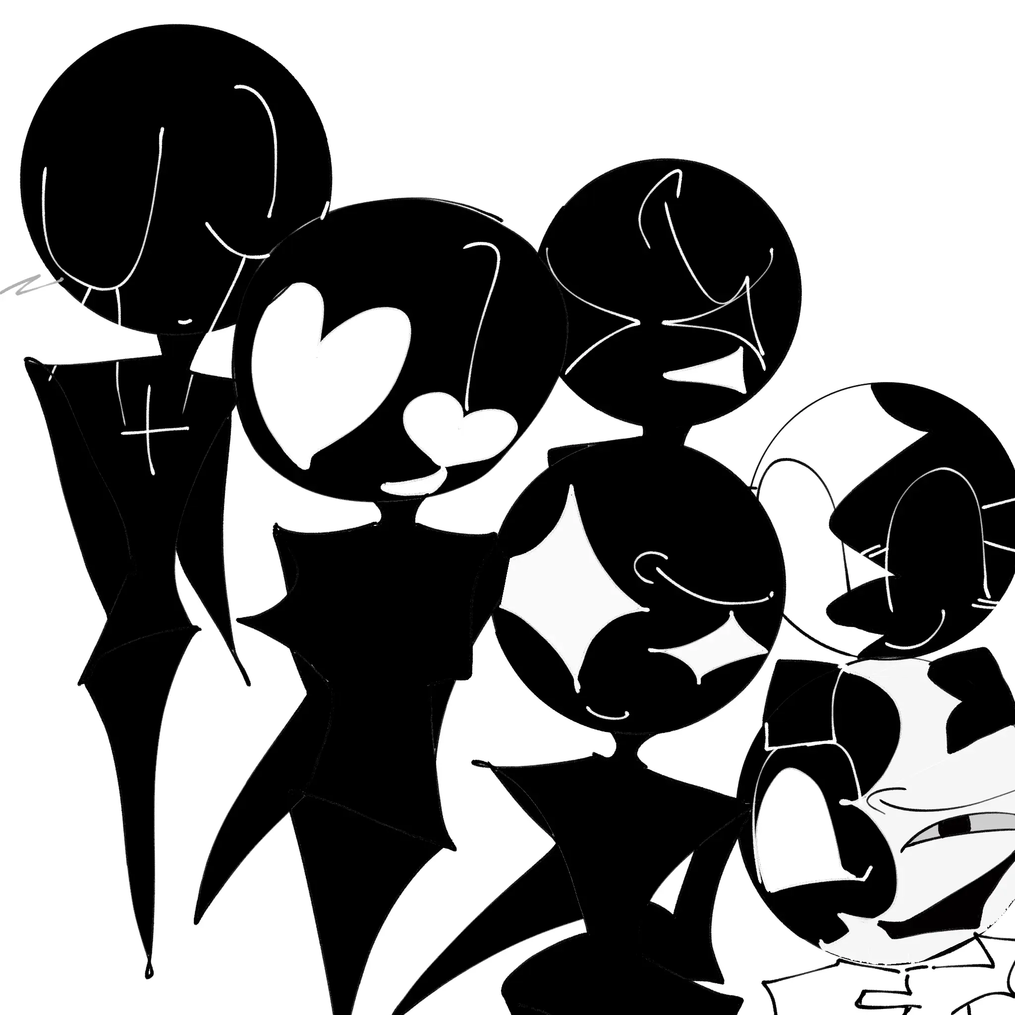 FierceLime6197의 자캐들과의 만남.