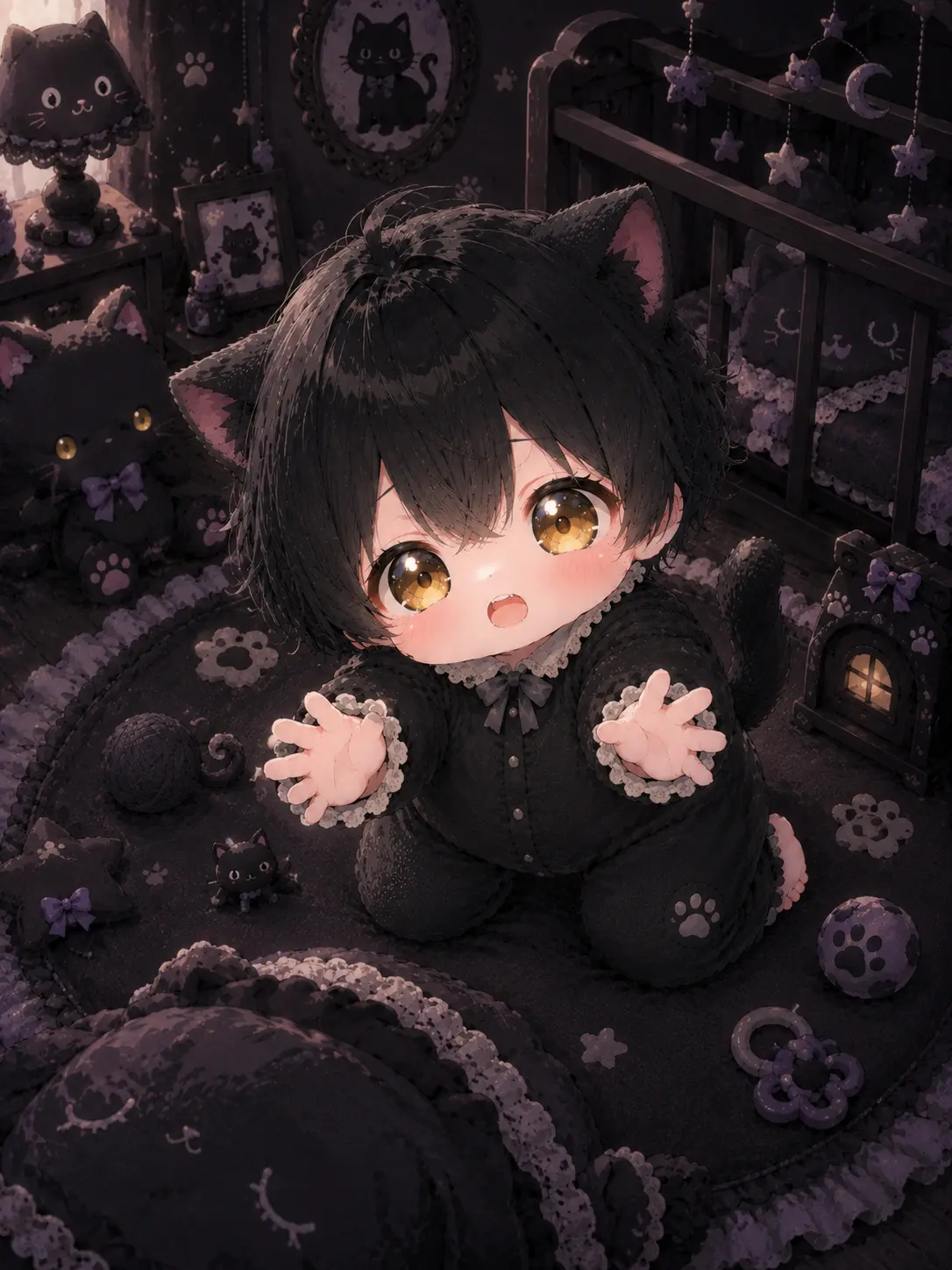 lue_x의 甘えん坊な黒猫くん