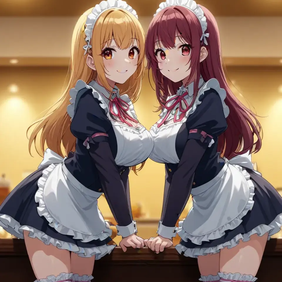 nagi0926의 幼馴染み双子姉妹がメイドになった