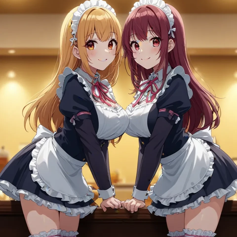 幼馴染み双子姉妹がメイドになった