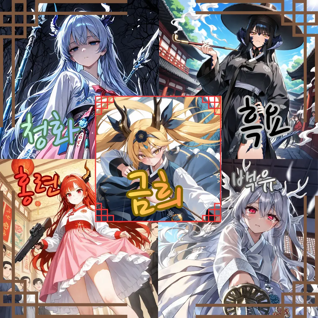 Countryball.USA의 조선시대에 왔는데 왜 오룡(五龍)이?