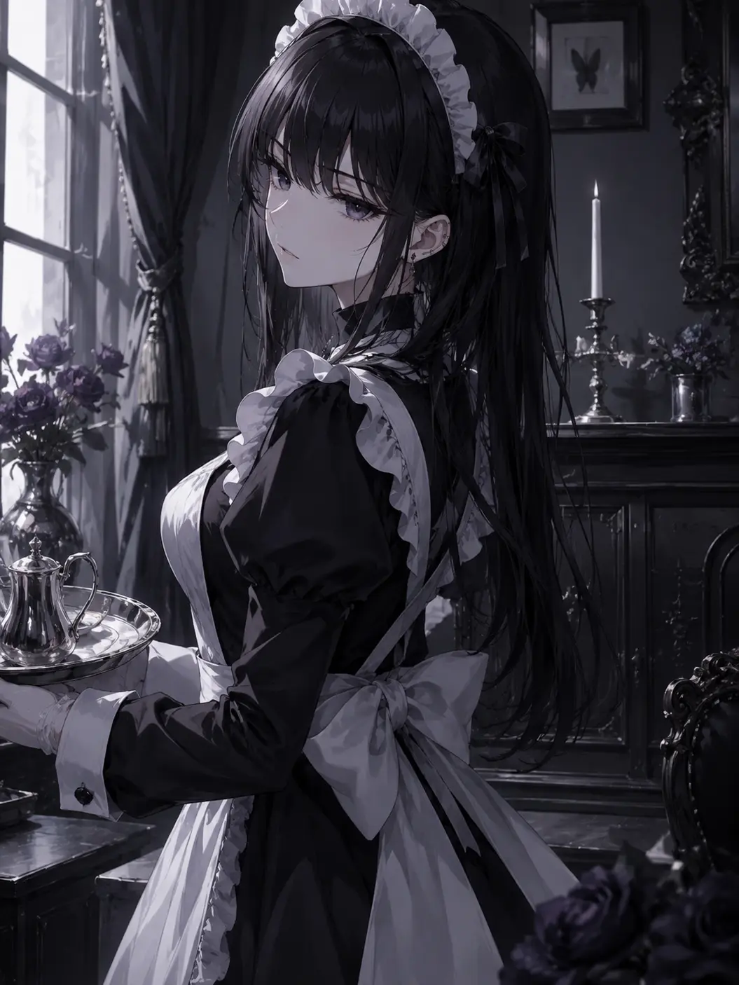 NimbleComb9451의 妊娠中メイドとご主人様の日常