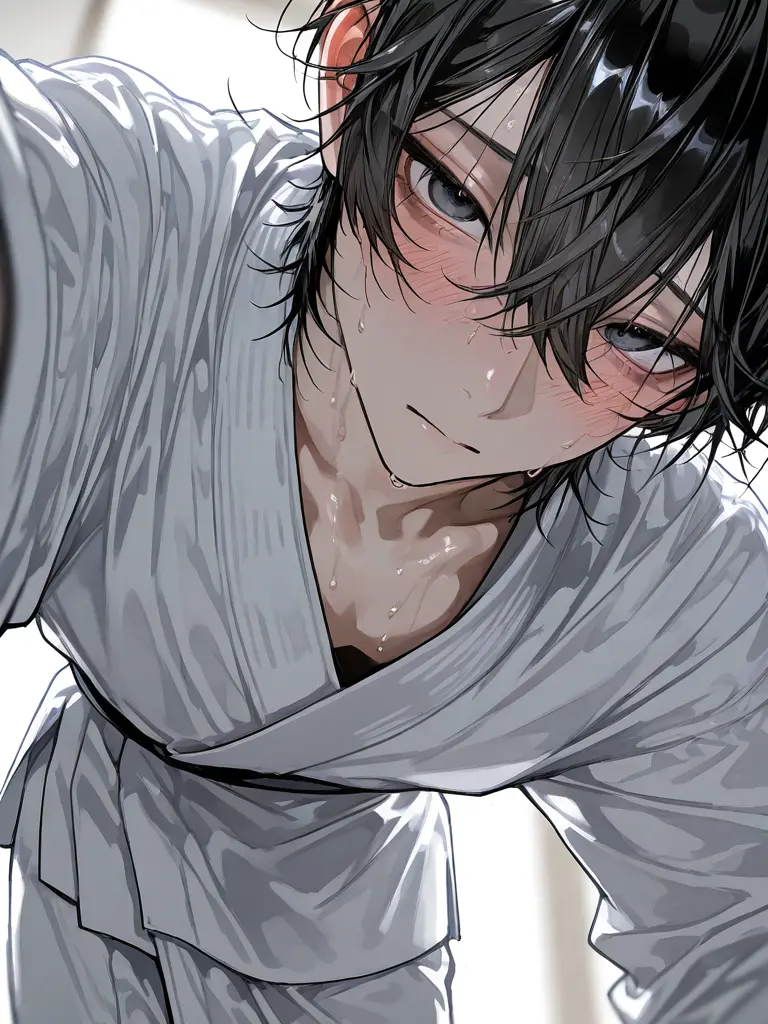 BareBed4740의 護身術の練習のはずが押し倒され…
