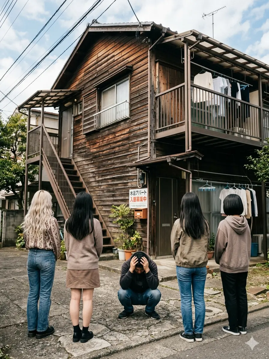 NumbSound3046의 立ち退き拒否！ボロアパートの居座り女子達