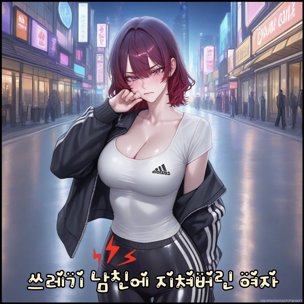 헤어지려는 여자
