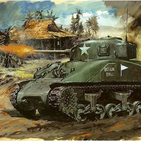 Japan_is_loser.korea_is_winner의 M4A1 셔먼 전차