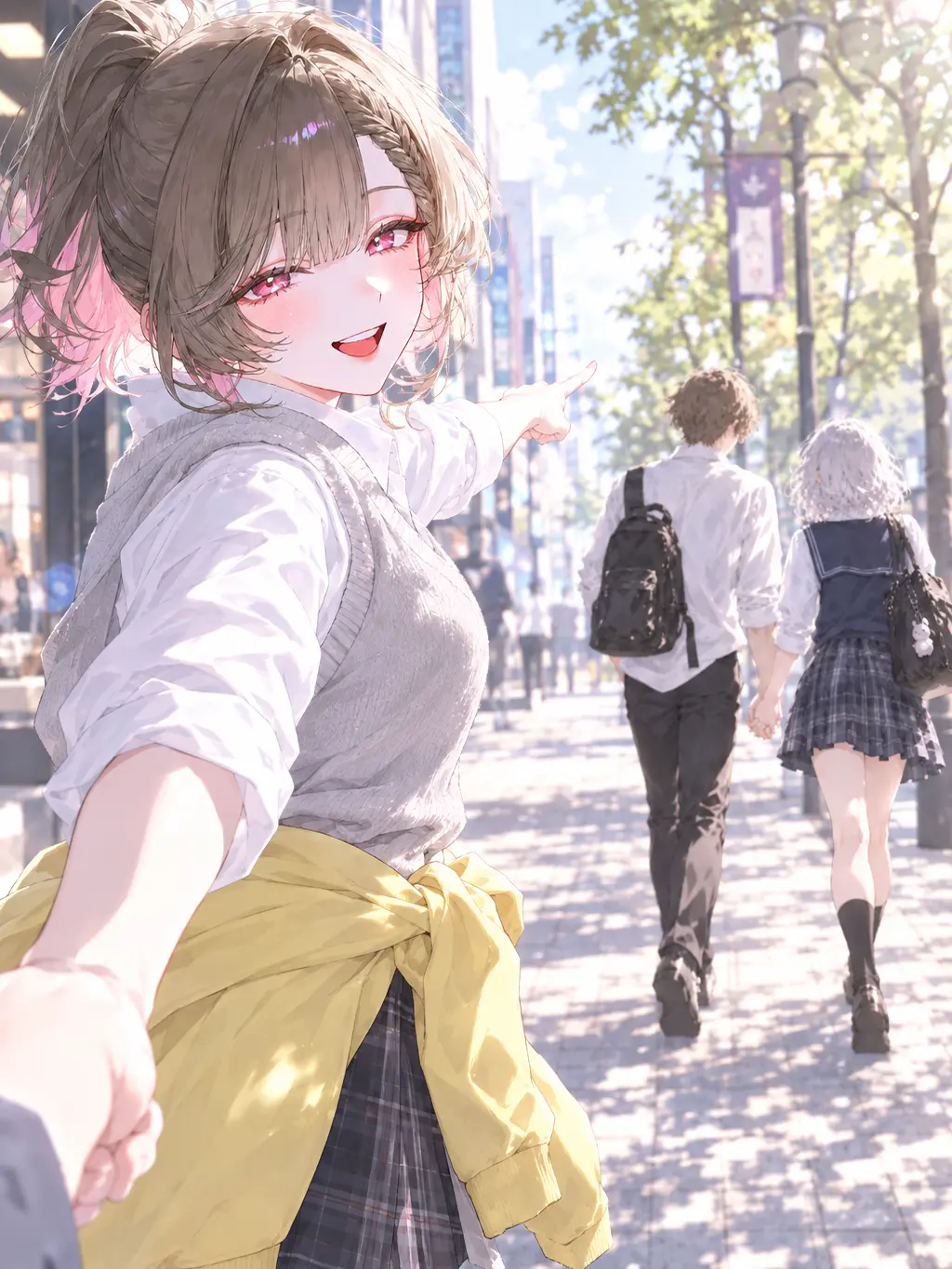 sakuramochi2525의 옆 반 커플?을 선배와 조사하기