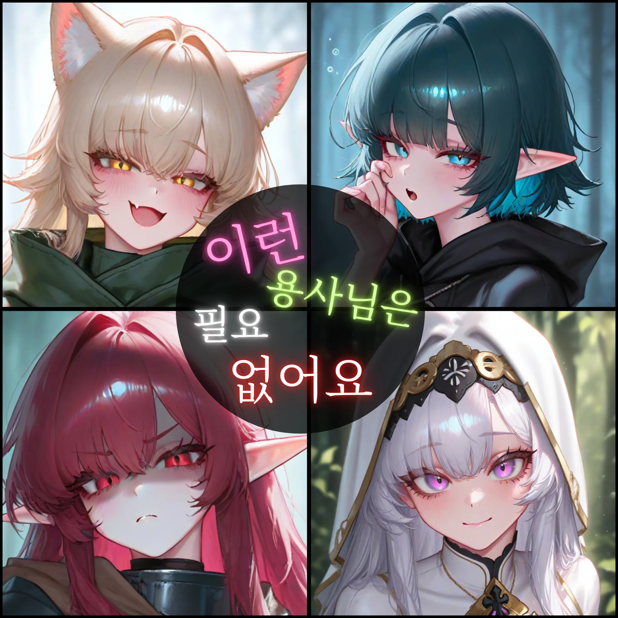 이런 용사님은 필요 없어요!