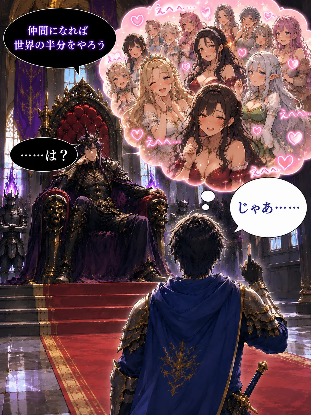 MereTrump1860의 世界の半分？じゃあ…。世界崩壊物語