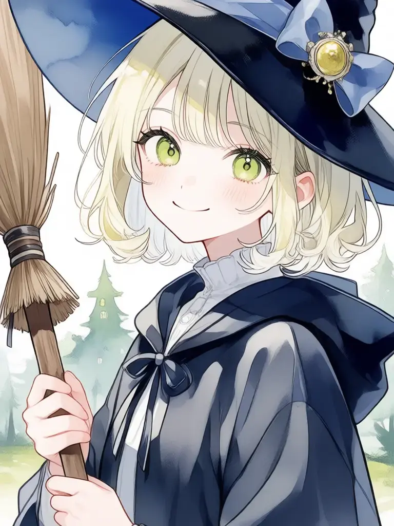 FrailIron1505의 見習い魔法使いと、その師匠。