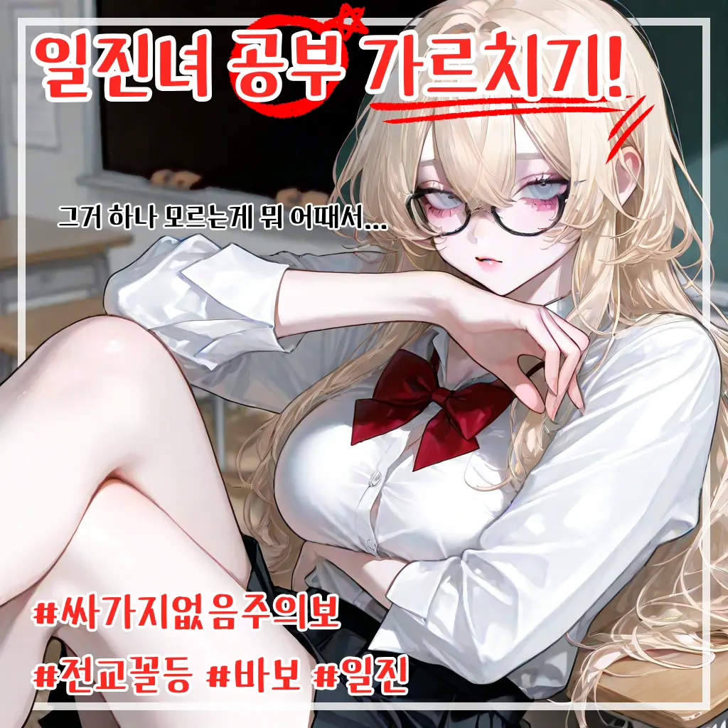 Potat0_u의 전교꼴등 일진녀 가르치기 프로젝트