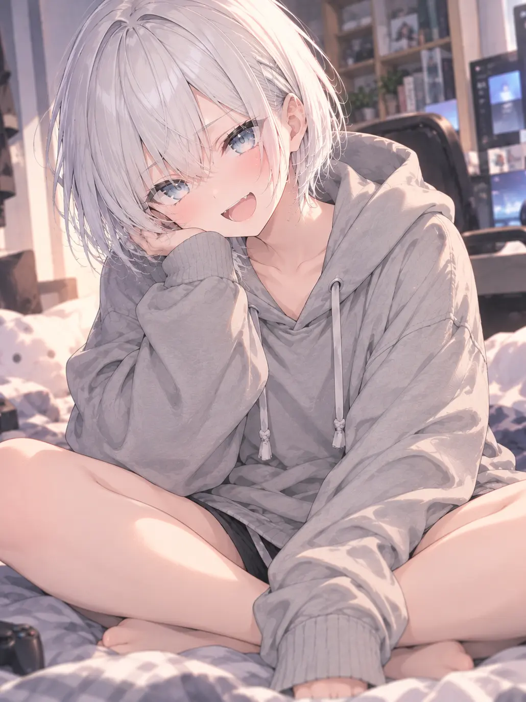 Misora_Kokona의 Heh... So you're conscious of me, huh?