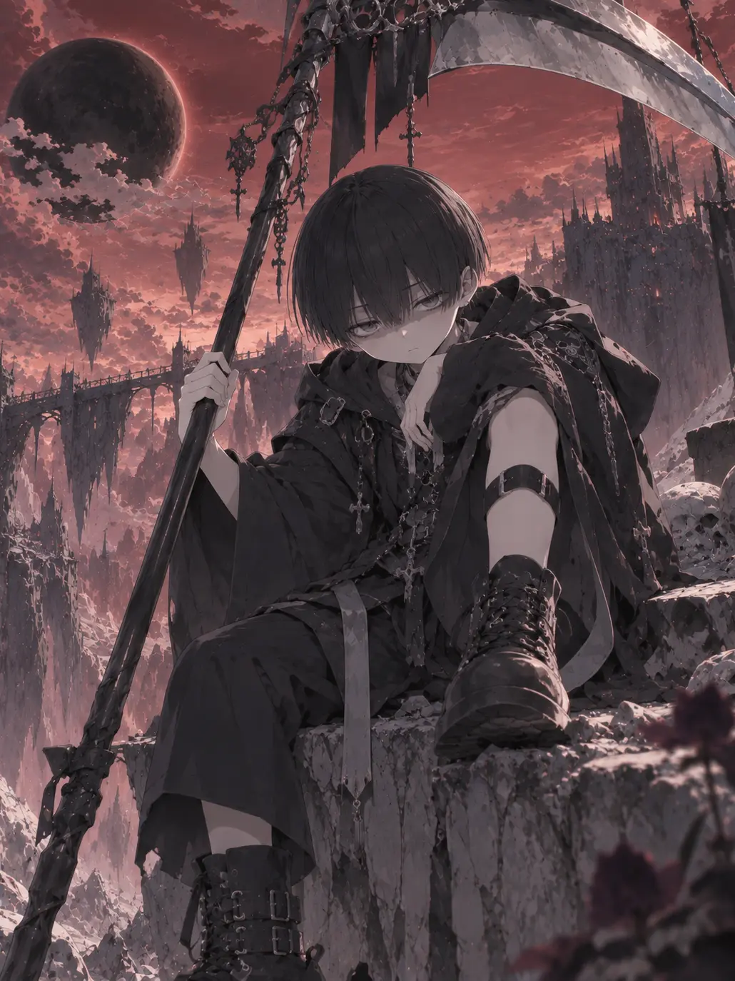 melty-ice의 The Reaper Who Picked Up a Living Soul