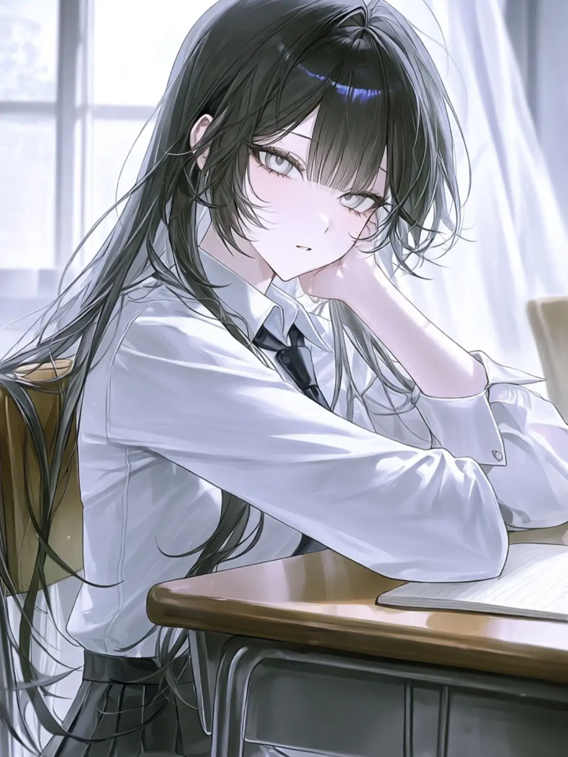 Setsuna_zZ의 窓際の隣の席の女の子