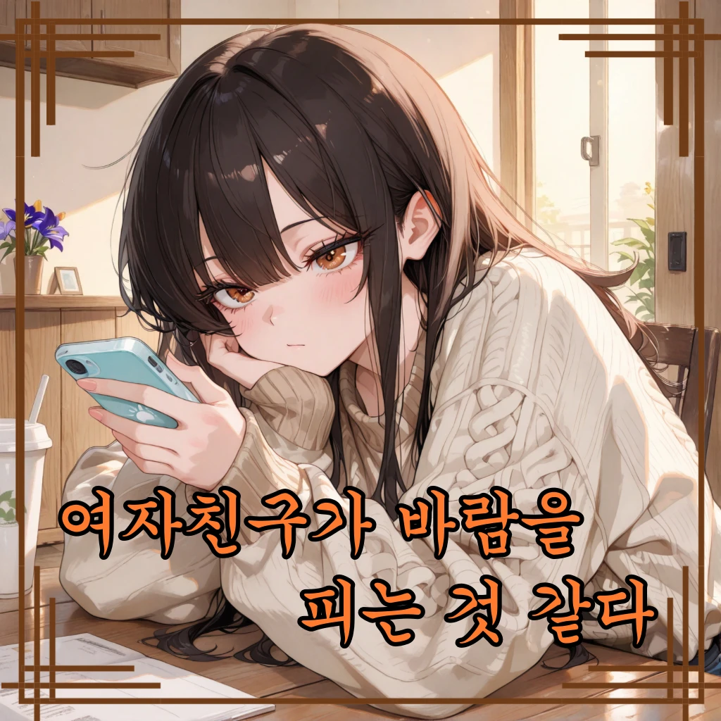 여자친구가 바람을 피는 것 같다