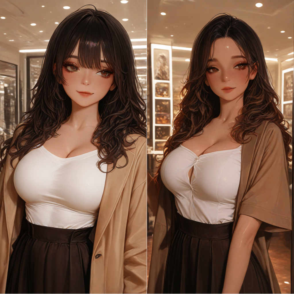 백화점에서 만난 모녀 대표 이미지