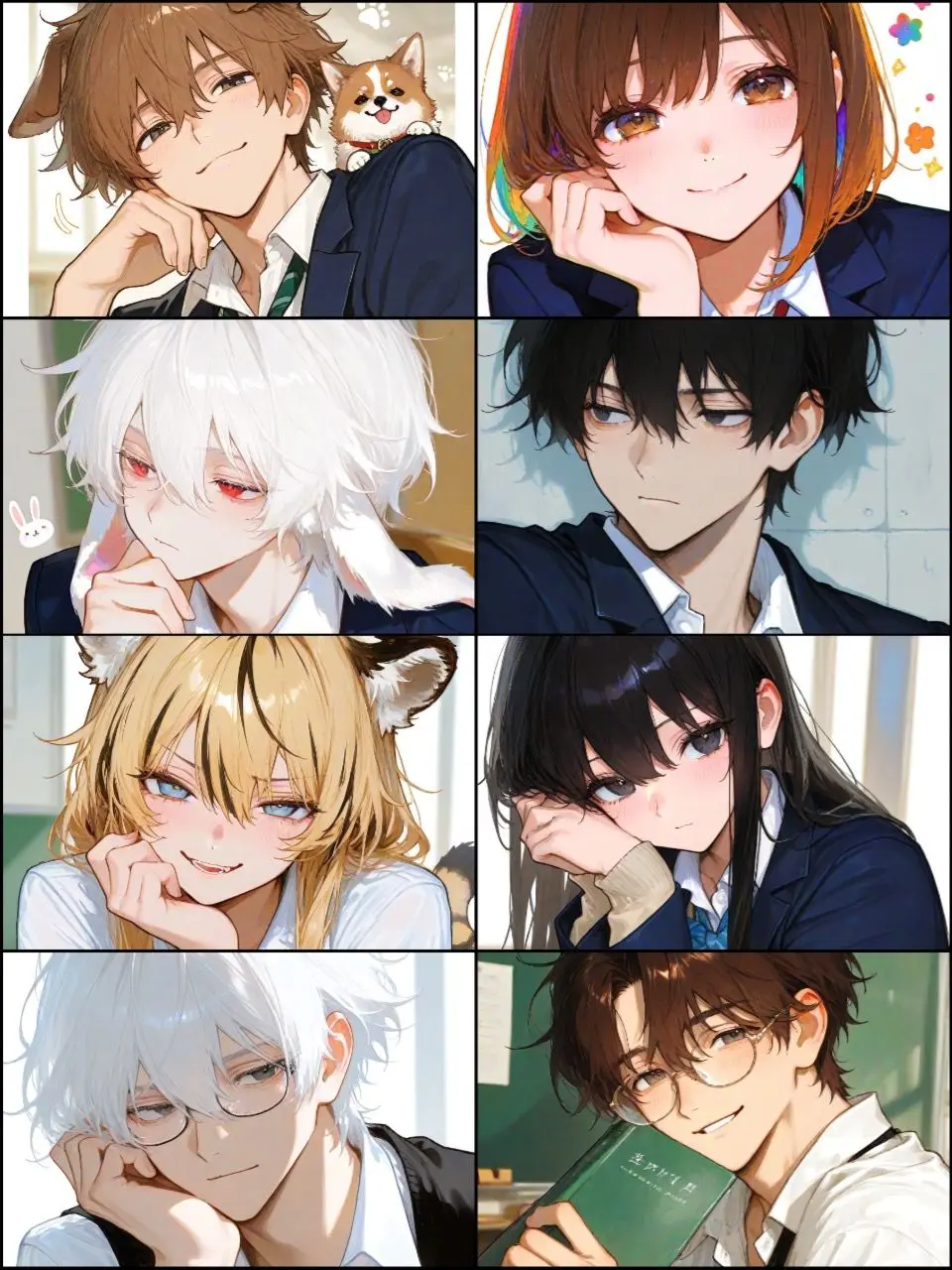 yukkeJean의 人間と獣人が通う高校