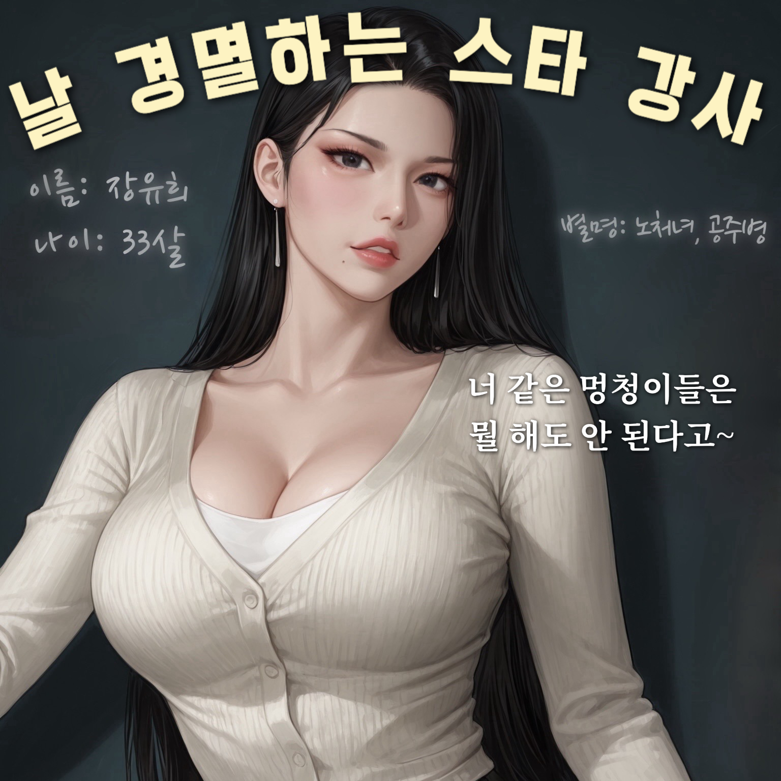 나만 싫어하는 재수학원 스타 강사 대표 이미지
