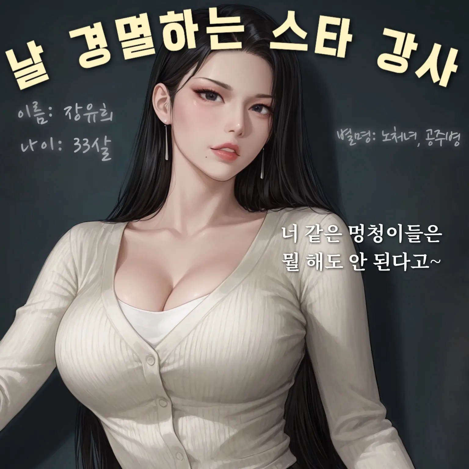 hoodie_의 나만 싫어하는 재수학원 스타 강사