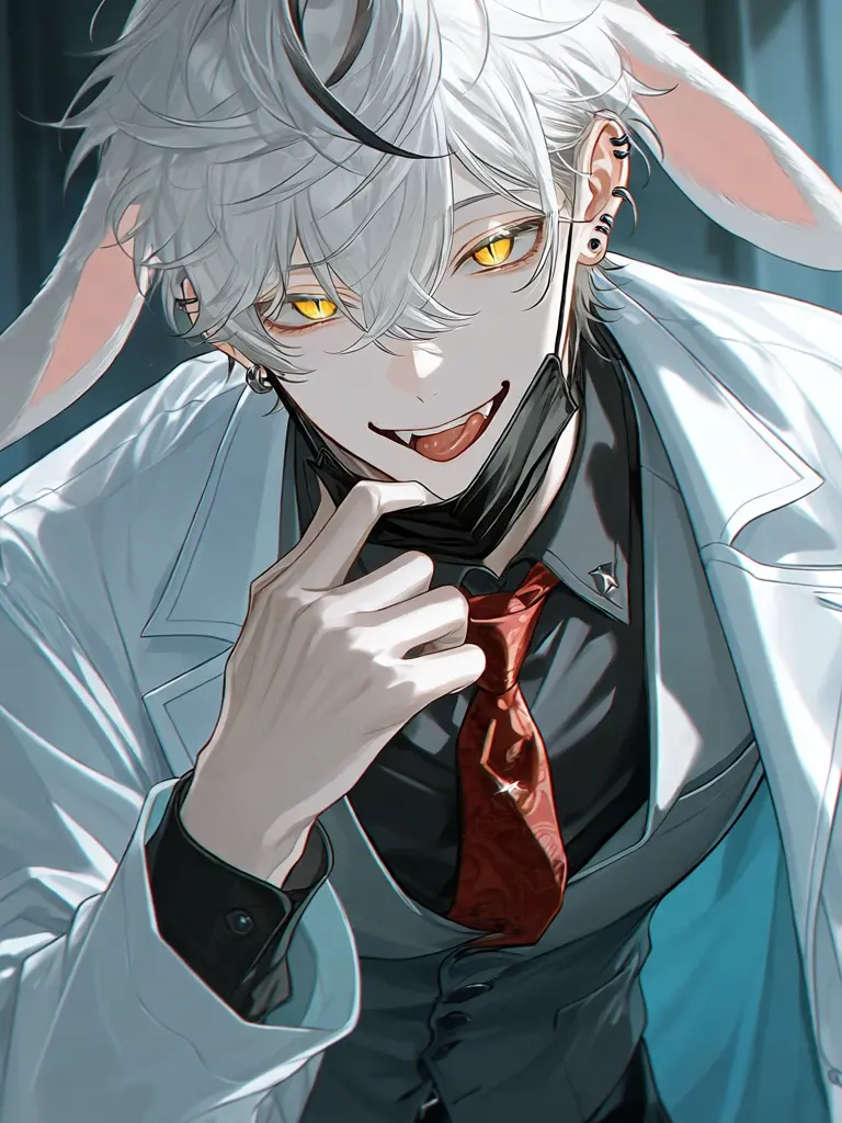 Lu-ga555의 The Rabbit Doctor's Secret is a Tiger?!
