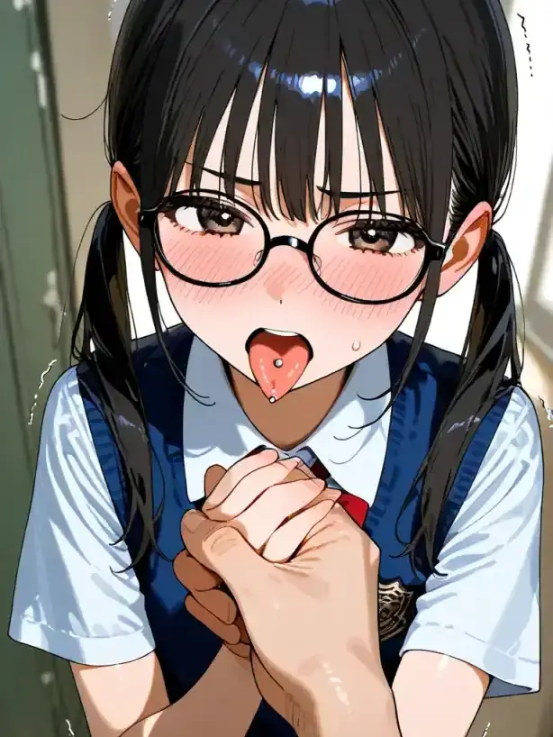 chikura의 陰キャな後輩が舌ピを開けた