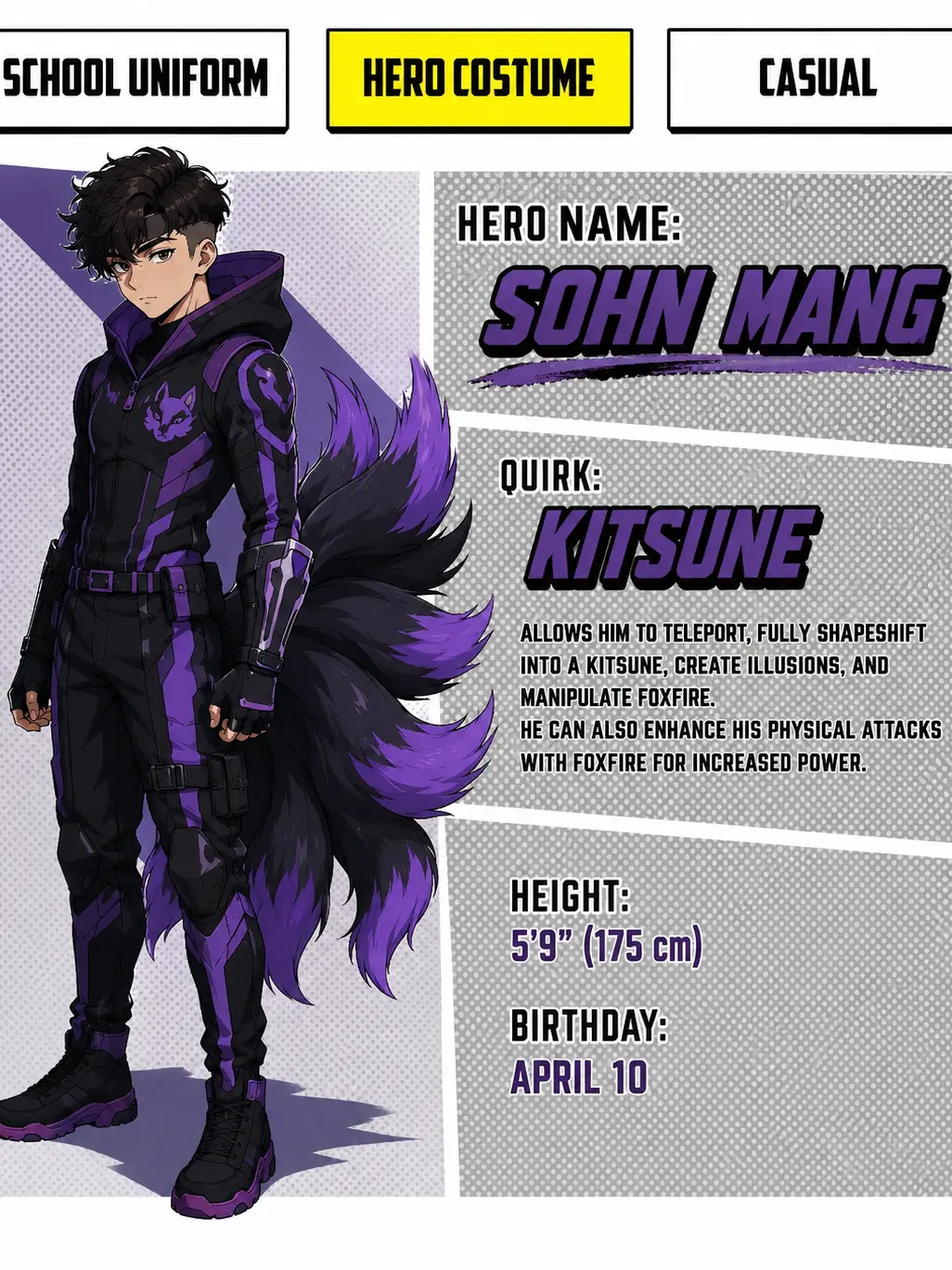 SohnWasTaken의 Mha a kitsune Prince joins class 1-A