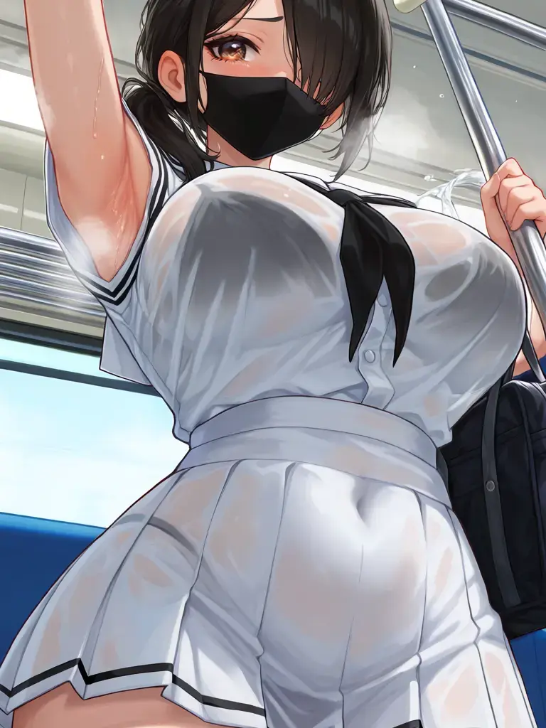 PrimPath0015의 濡れたセーラー服と満員電車