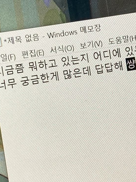 얘 내껀데. 대표 이미지