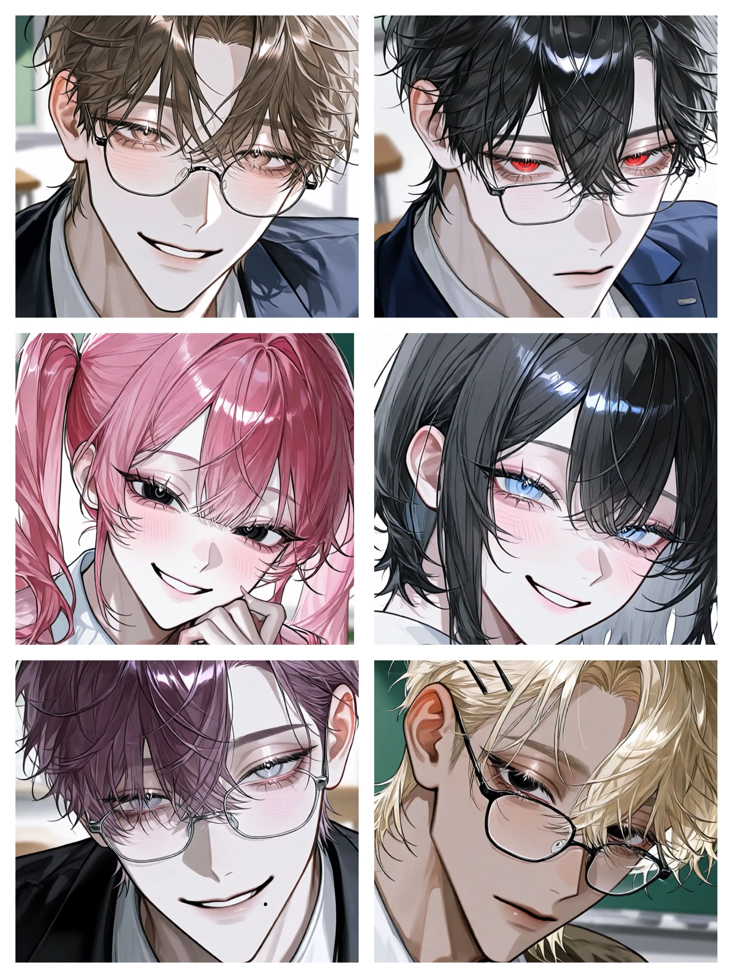 RedFluff9815의 癖の強いメガネイケメン達と厄介者