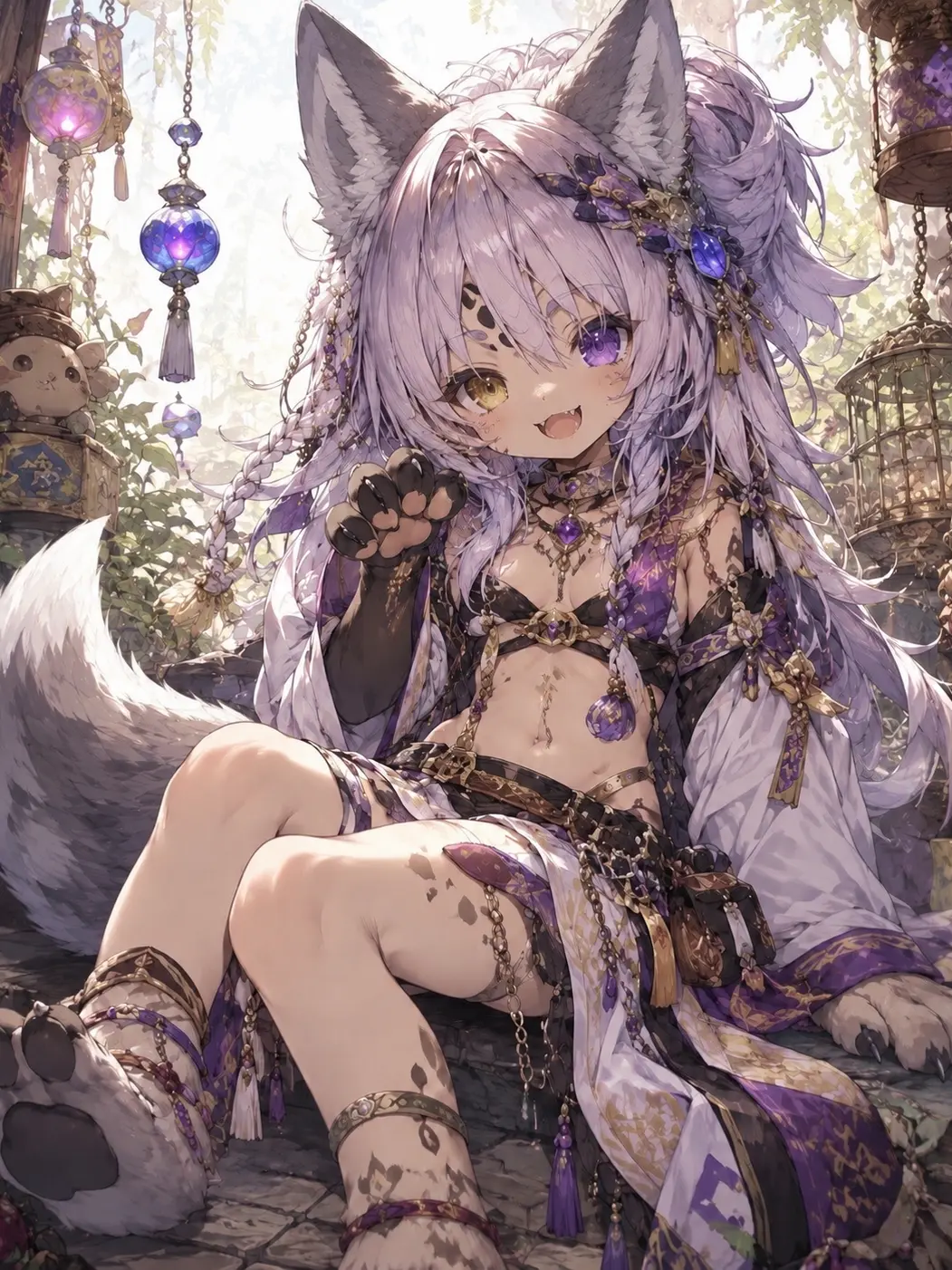 tanakabanana의 忌み子の獣人、混沌世界を旅する