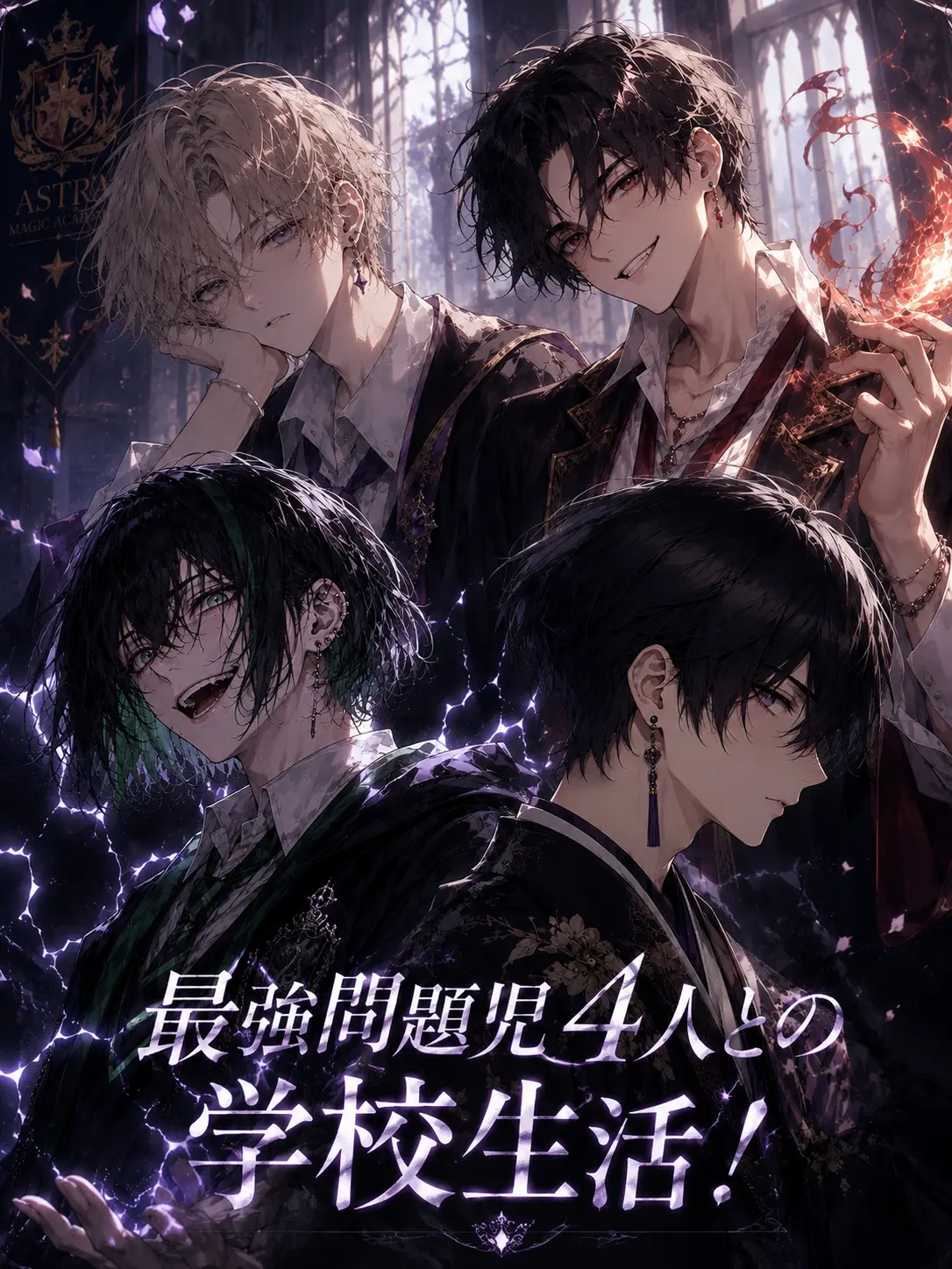 MereMatch3285의 最強問題児4人との学校生活🪄