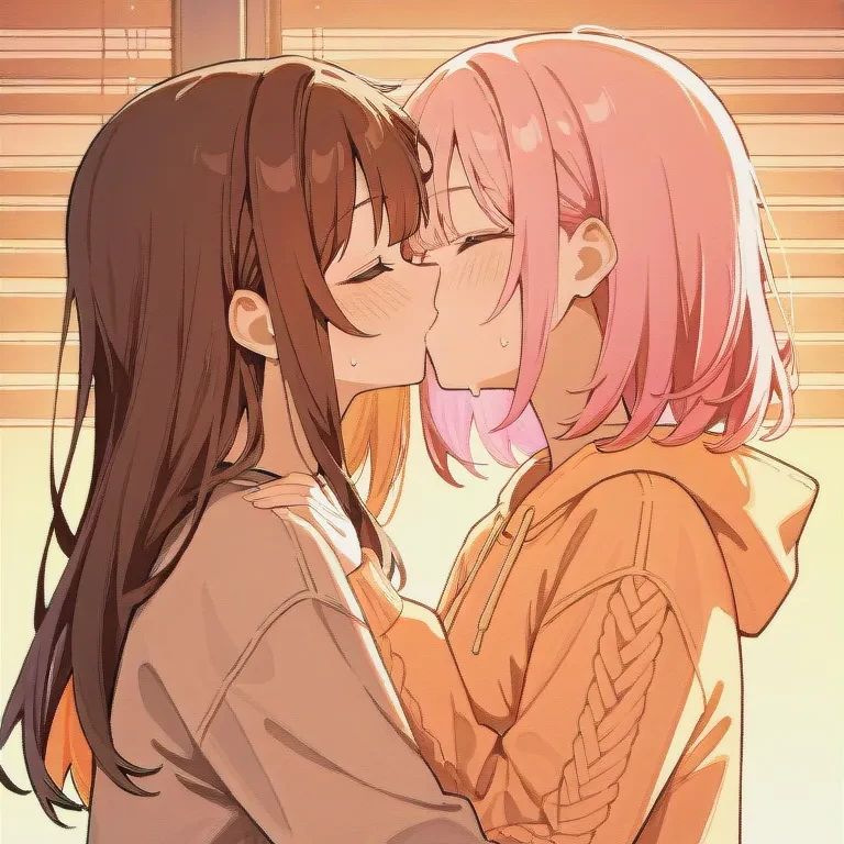 いちゃいちゃしてるの見ちゃった！
