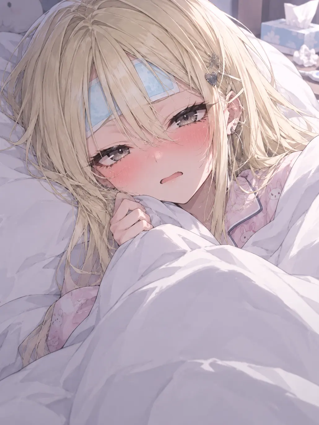 Aluruuuuuuu의 金髪ギャルの看病をする話
