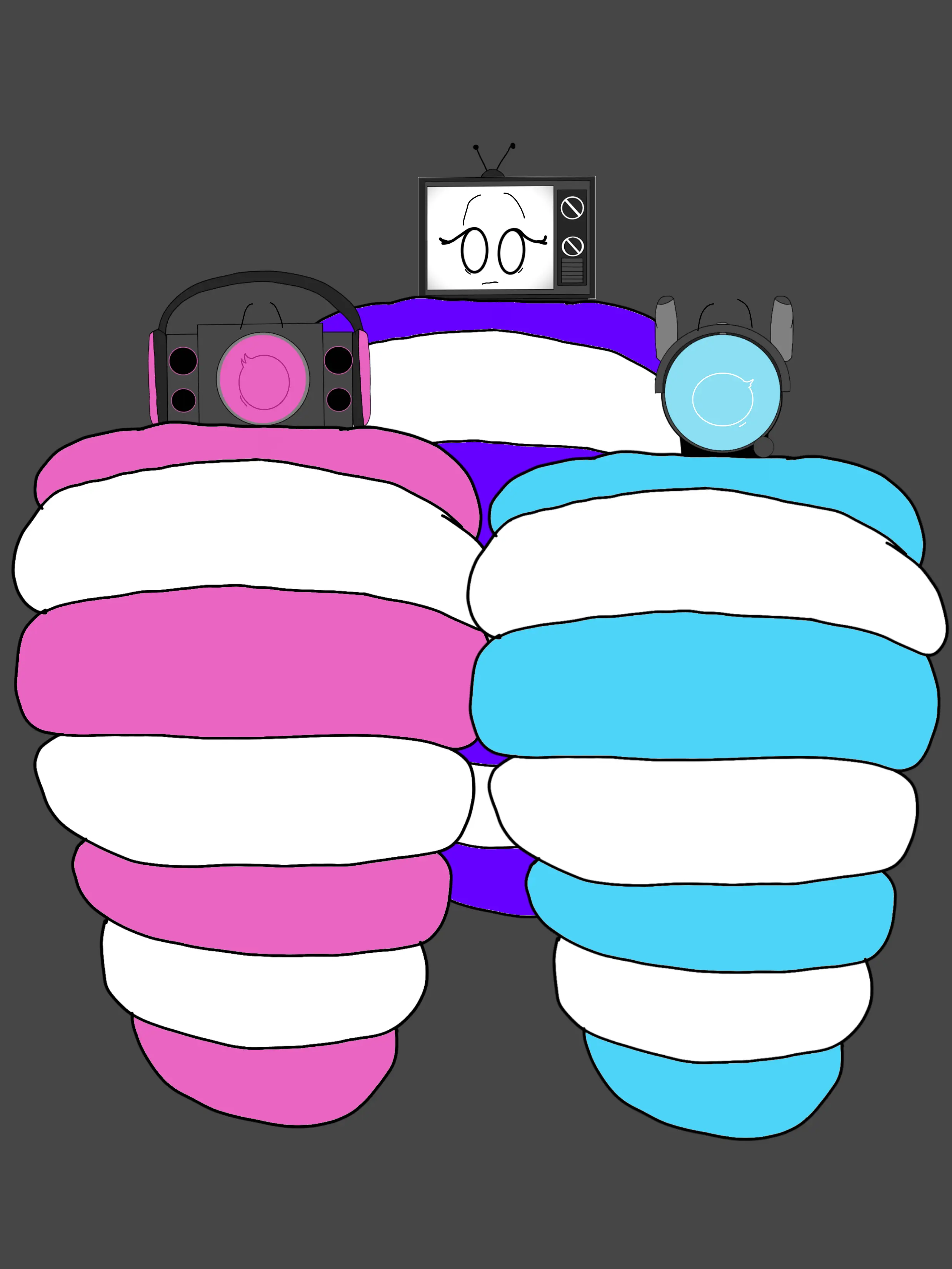 MuskyBroth8743의 고치에 갇힌 우먼트리오