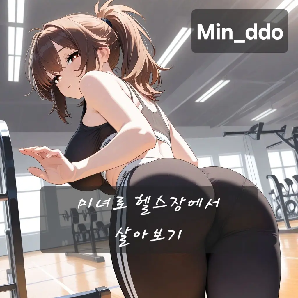 Min_ddo의 미녀로 헬스장에서 살아보기